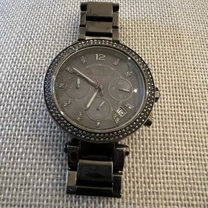 Steel Grey Michael Kors with double bling trim
